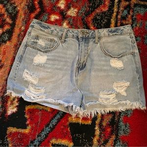 Forever 21 denim cut off shorts